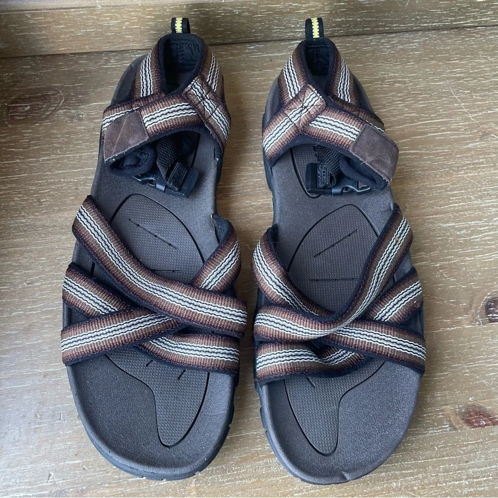 Everest Mens Agile Brown Hiking Water Sandals shoes size 13